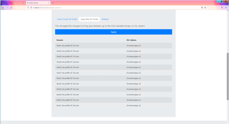 7 configure domains when present on the F5