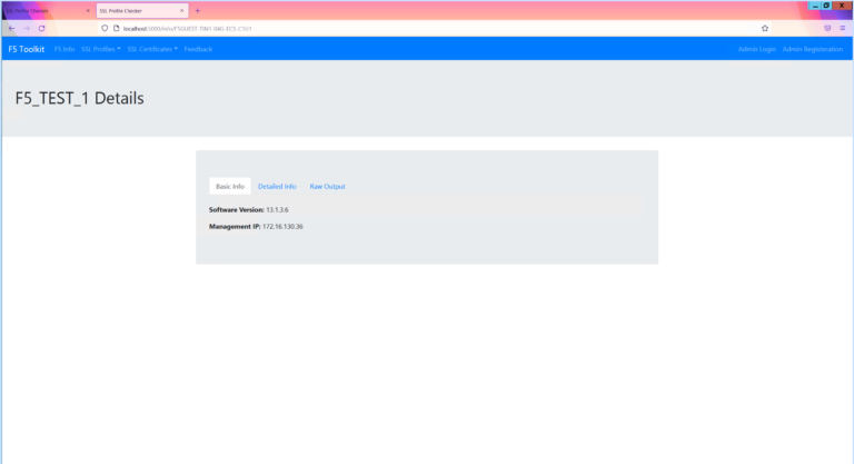 2 clicking into the first F5